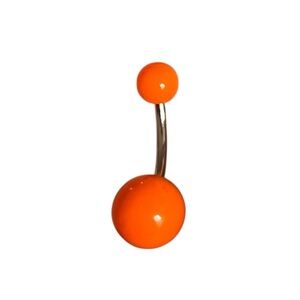 Orange Belly Button Ring 🔥🧡
